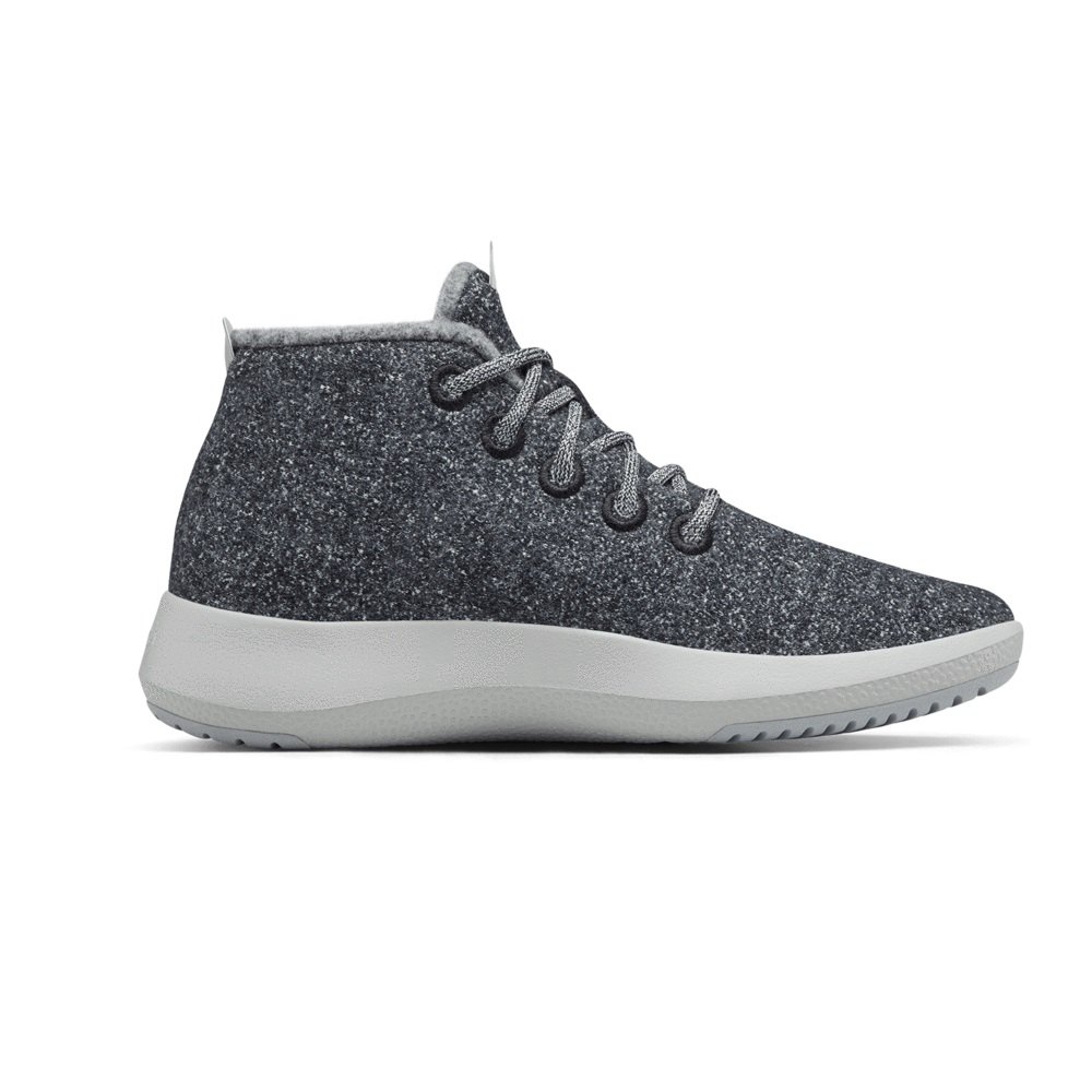 Allbirds Men\'s Wool Runner-up Mizzles - Boots Dark Grey - KCS920578